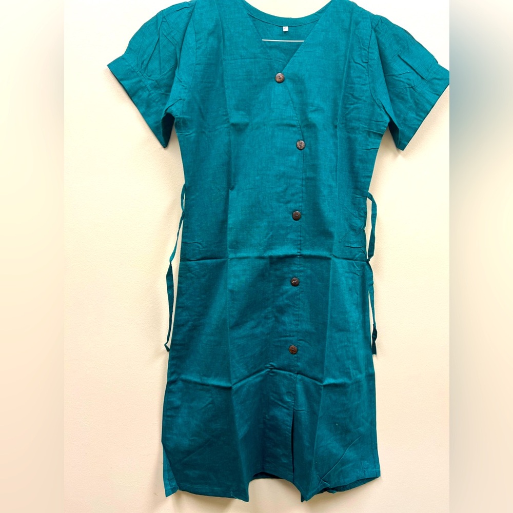 Cotton midi dress lightweight and comfortable summer dress. NWT